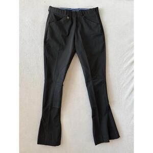 Ovation Riding Breeches Womens 30L Black Stretch Equestrian Pants Knee Patch